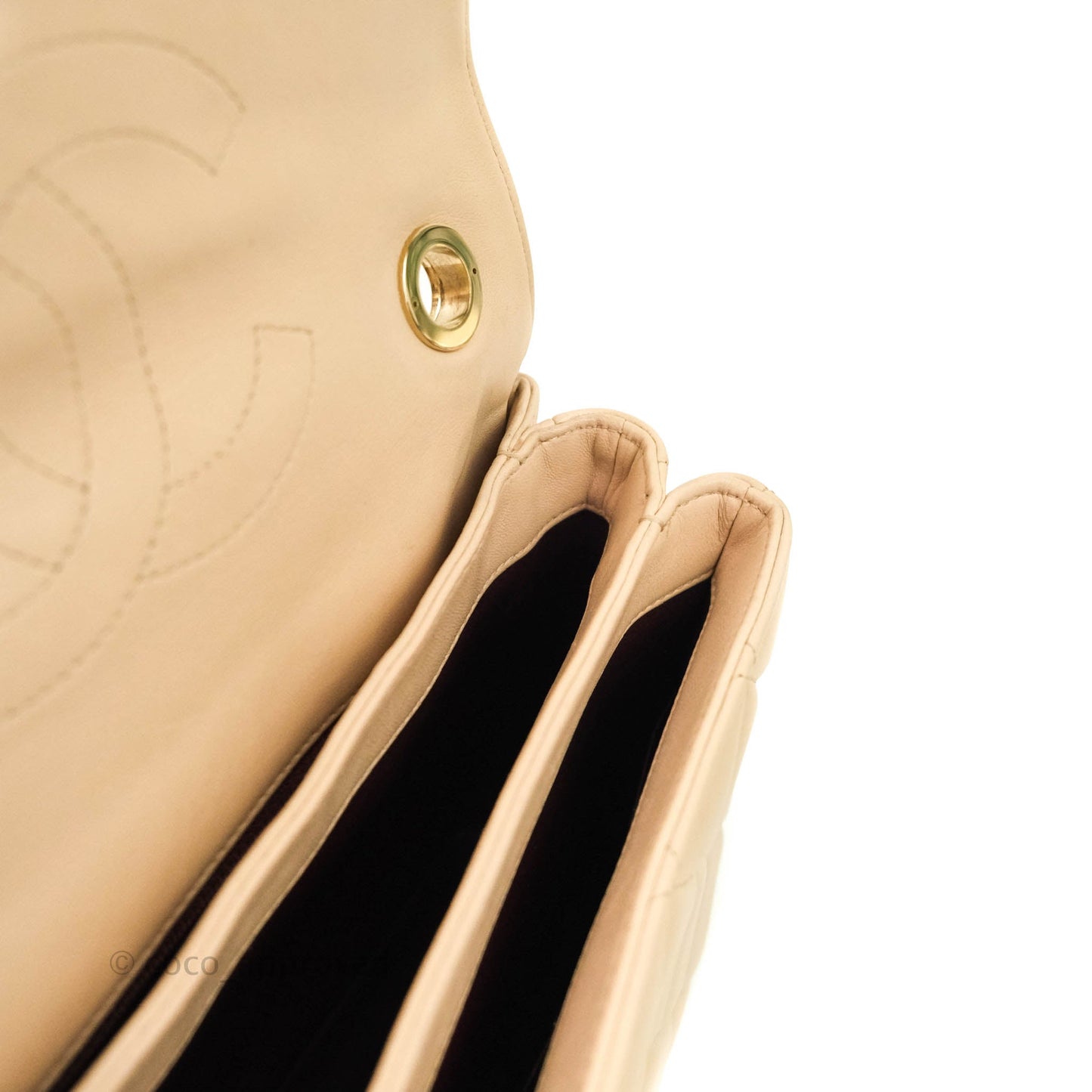 Chanel Trendy CC Small Light Beige Lambskin Gold Hardware