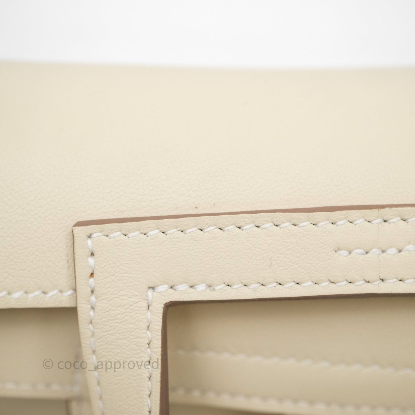 Hermès Halzan 22 Mini Craie 10 Swift Palladium Hardware
