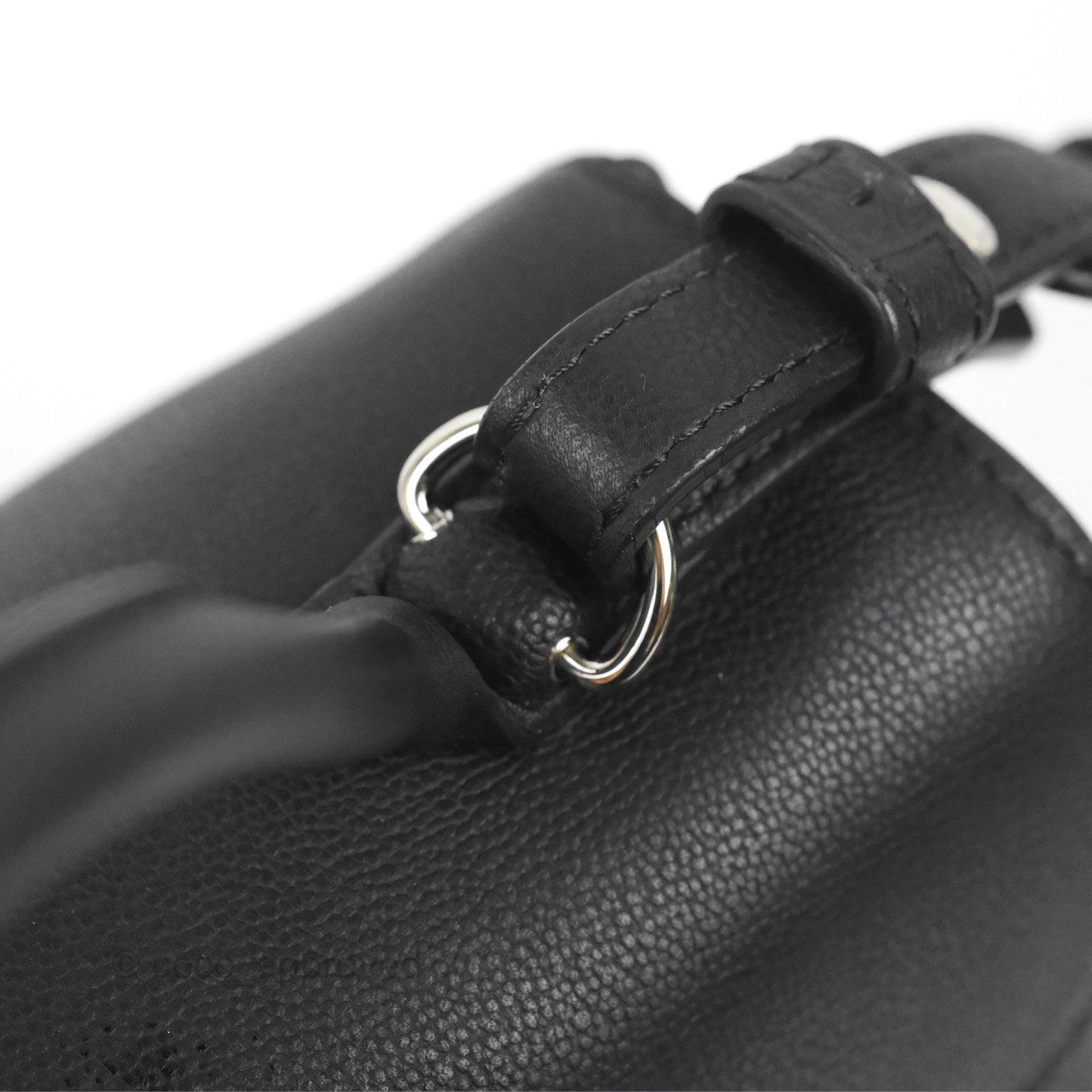 Delvaux Mini Brillant Bag Vegetal Rodeo Black Calf Silver Hardware
