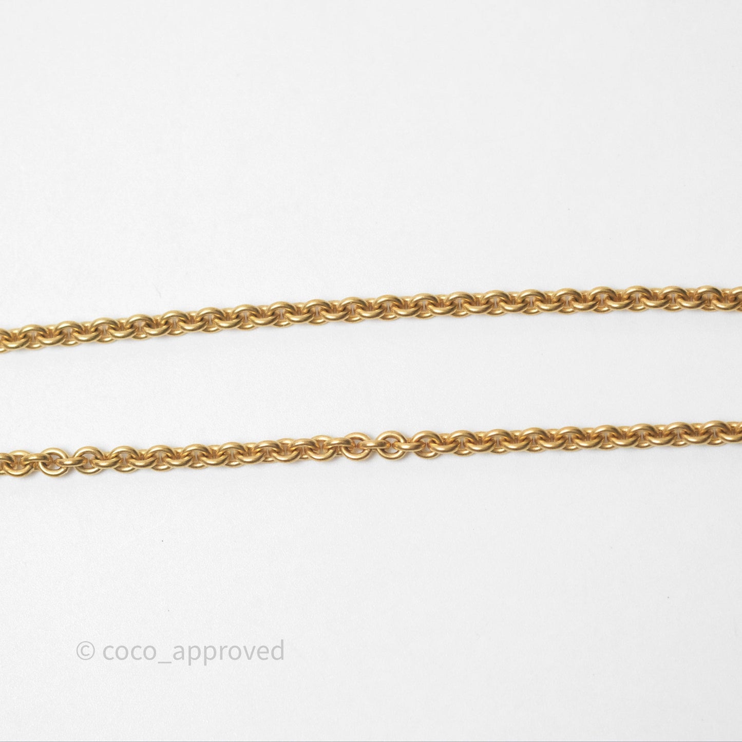 Christian Dior Petit CD Necklace Gold Tone
