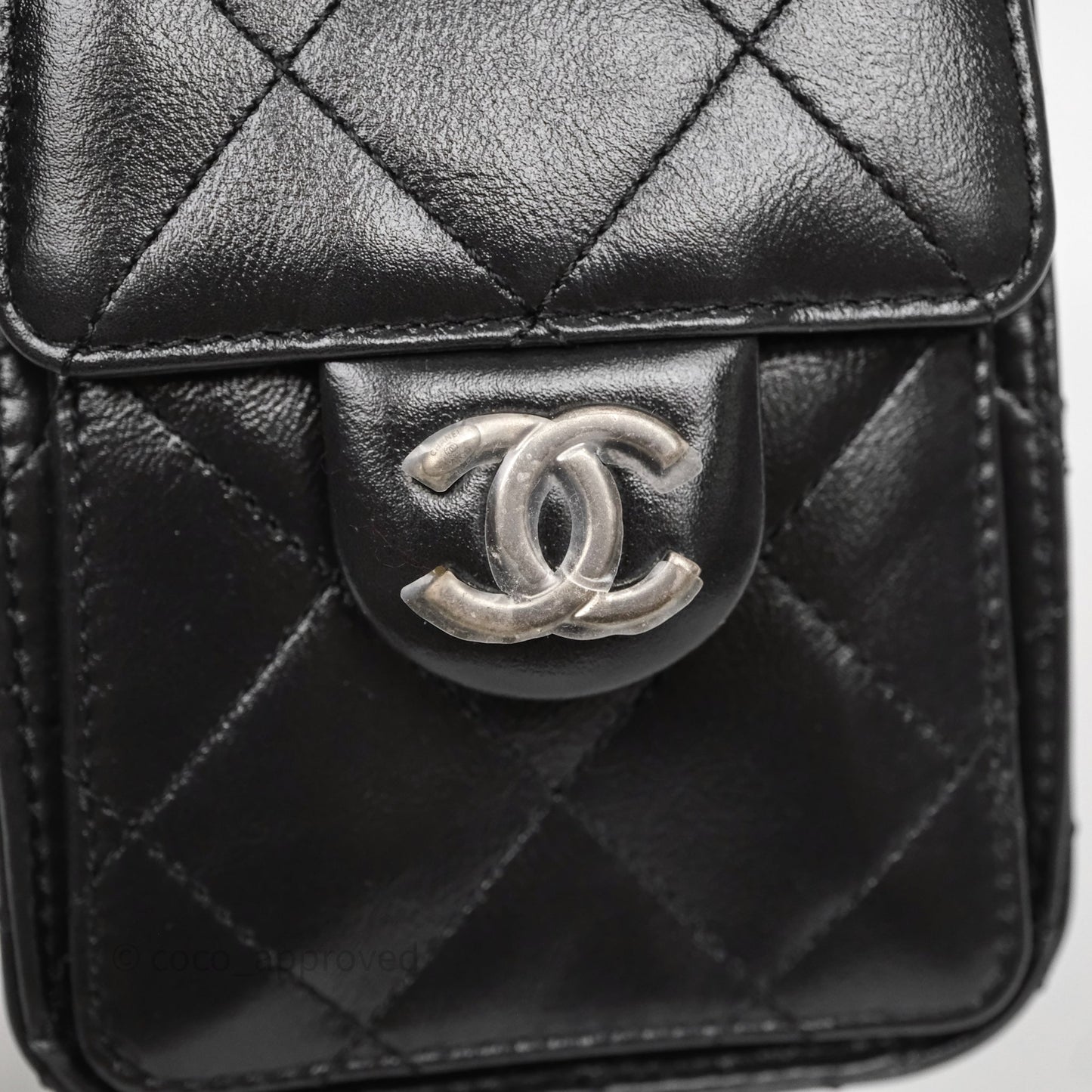 Chanel Mini 25 Black Bag Calfskin Mixed Hardware