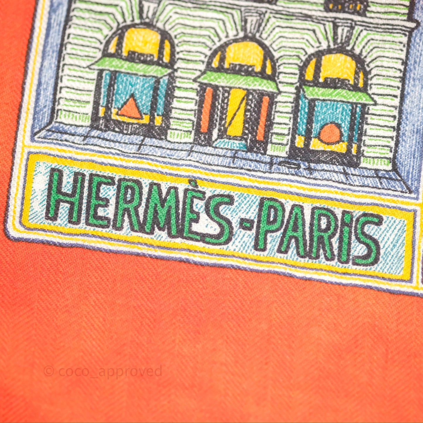 Hermès Ferry Tales Scarf 100 Cashmere/ Silk