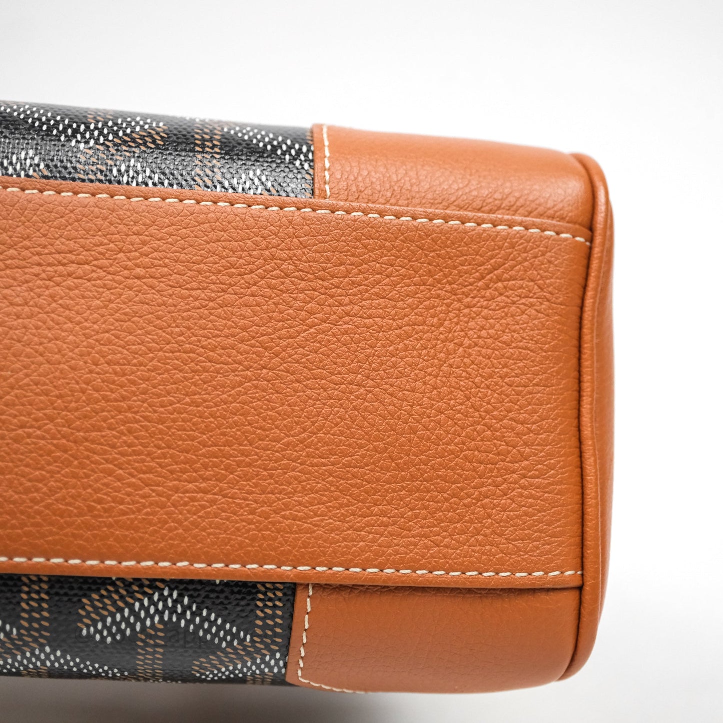 Goyard Saïgon Mini Bag Tan Goyardine Canvas/Chevroches Calfskin