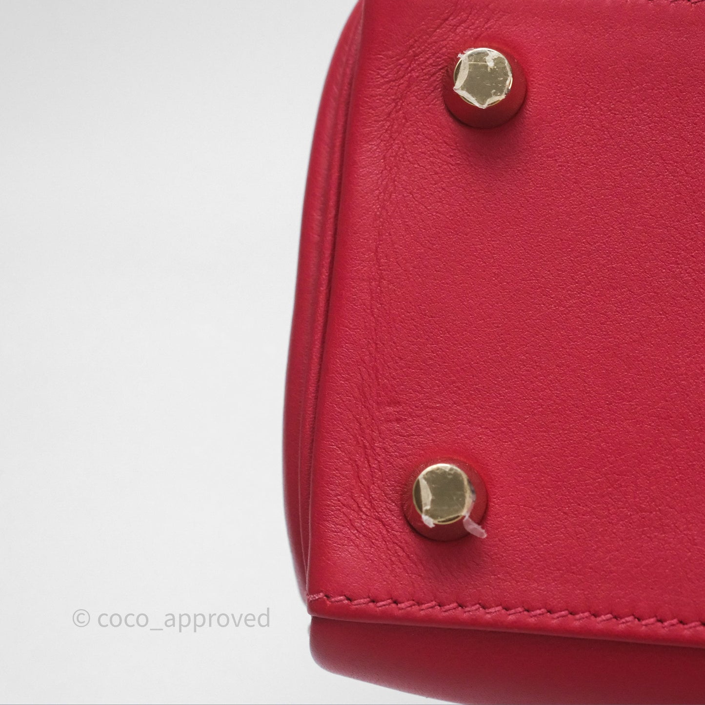 Hermès Kelly II 25 Retourne Swift Rouge Piment 5X Gold Hardware