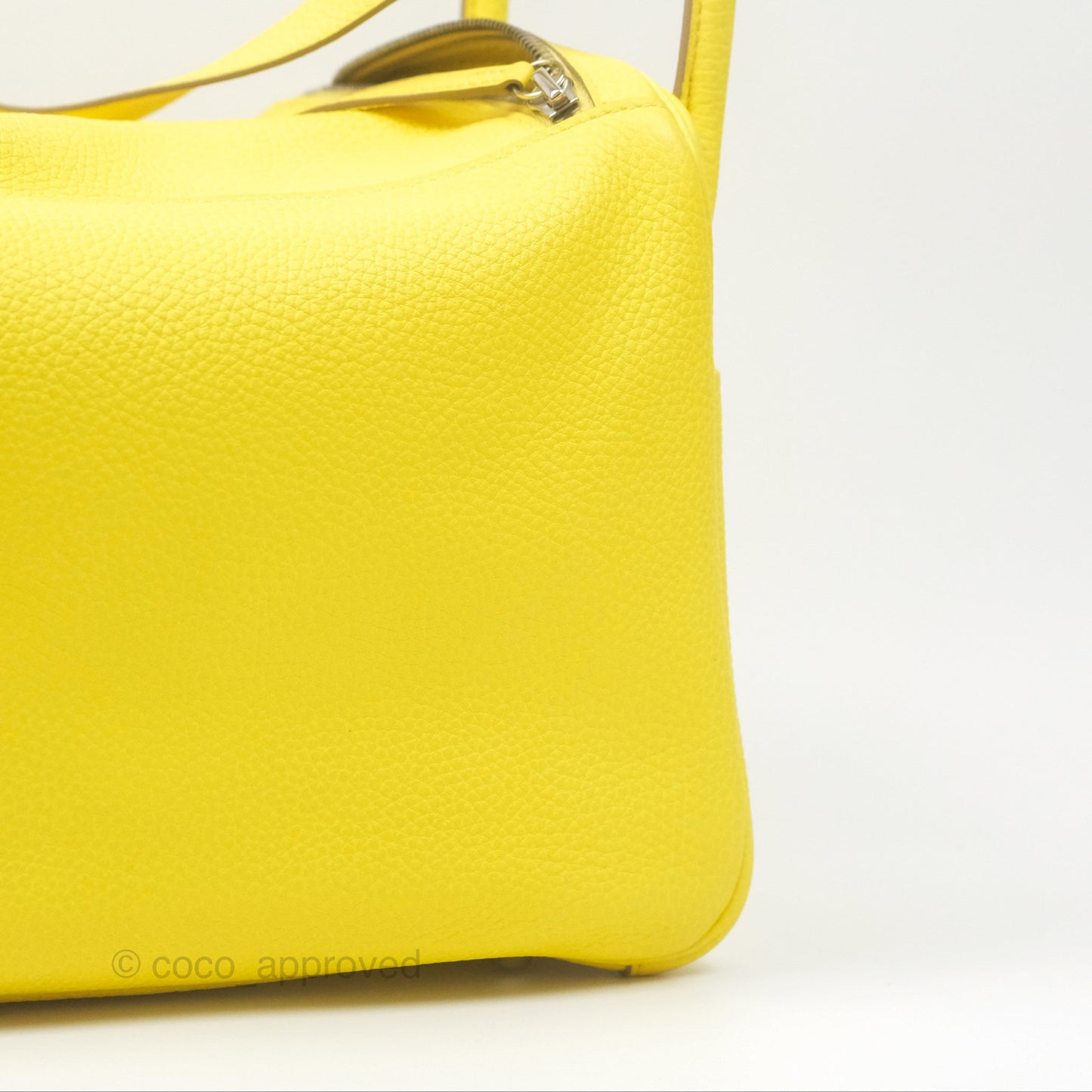 Hermès Lindy 30 Celemence Lime 9R Palladium Hardware