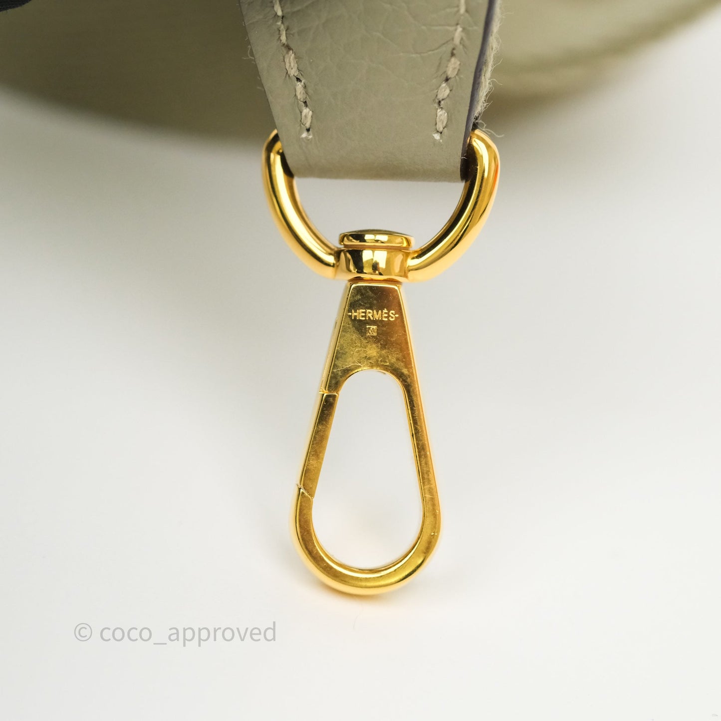 Hermès Mini Evelyne 16 Sauge Q1 Clemence Gold Hardware