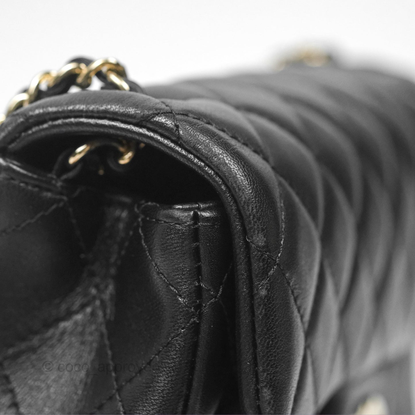 Chanel Ball Crush Mini Rectangular Black Lambskin Gold Hardware 23C