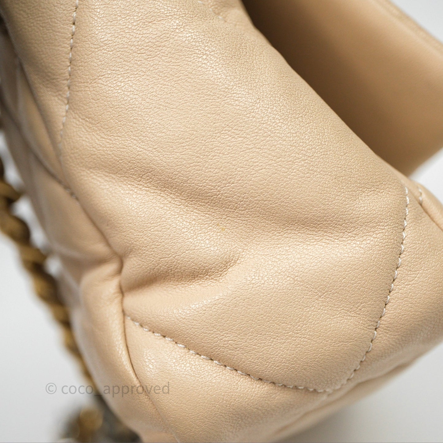 Chanel 19 Small Beige Mixed Hardware