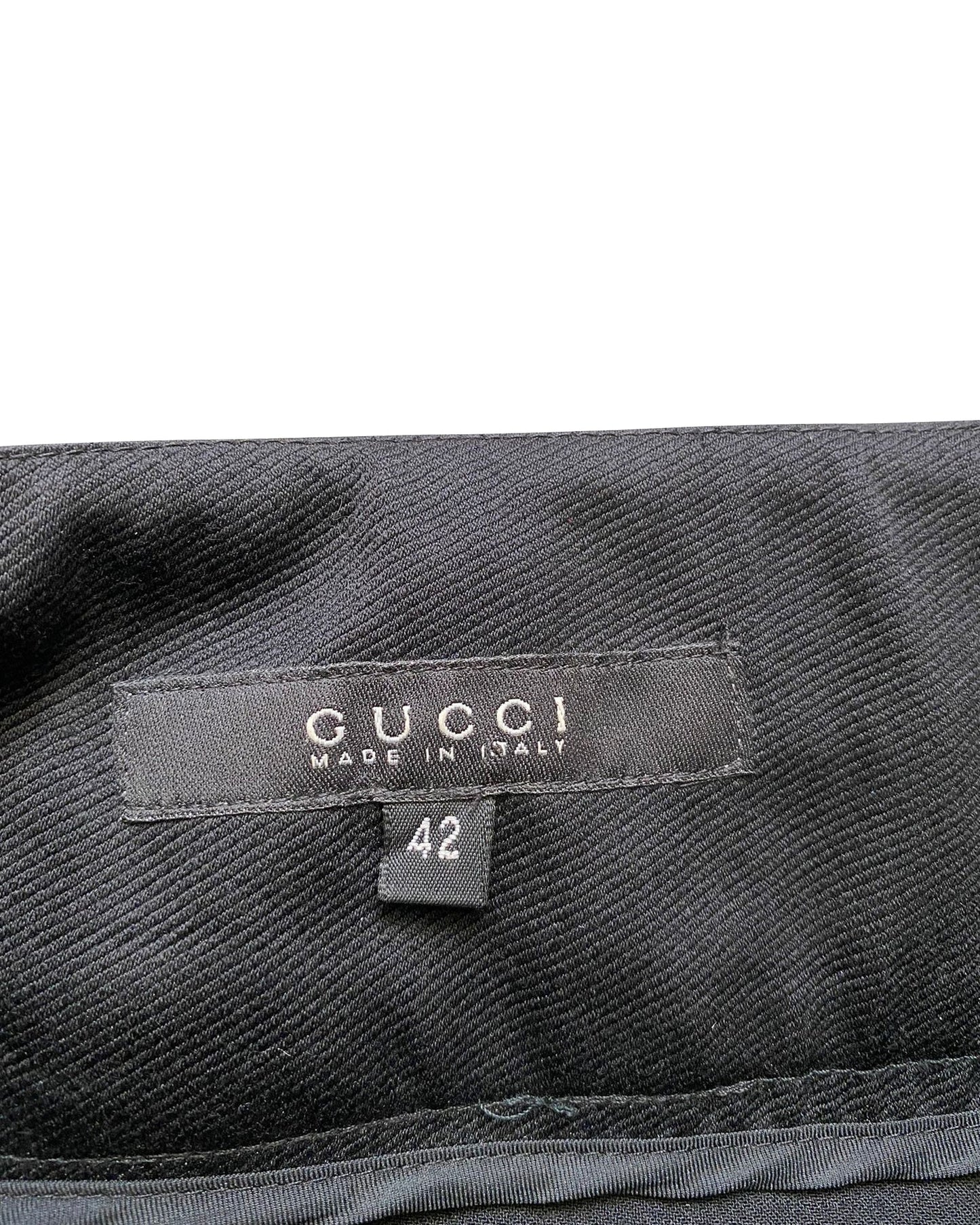 Luxury Gucci Trending 2025 2015 Re-Edition Pants in Black Mohair Wool