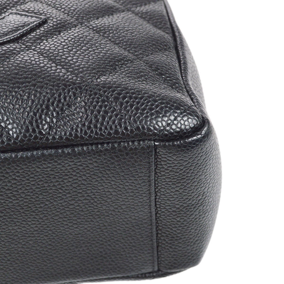 Luxury Chanel 2004-2005 Petite Shopping Tote PST Black Caviar