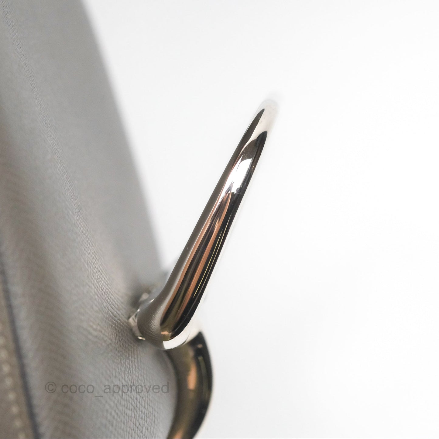 Hermès Della Cavalleria Mini Bag Gris Meyer 0L Epsom Palladium Hardware
