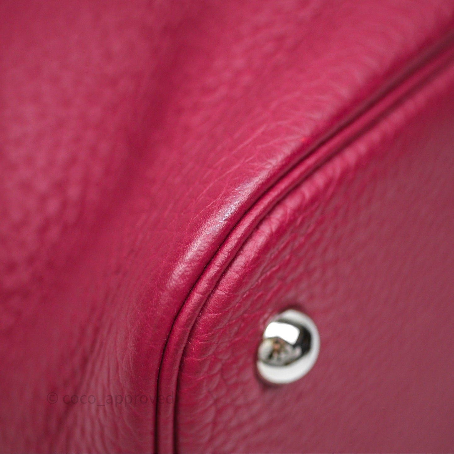 Hermès Bolide 1923 31 Rubis B5 Clemence Palladium Hardware