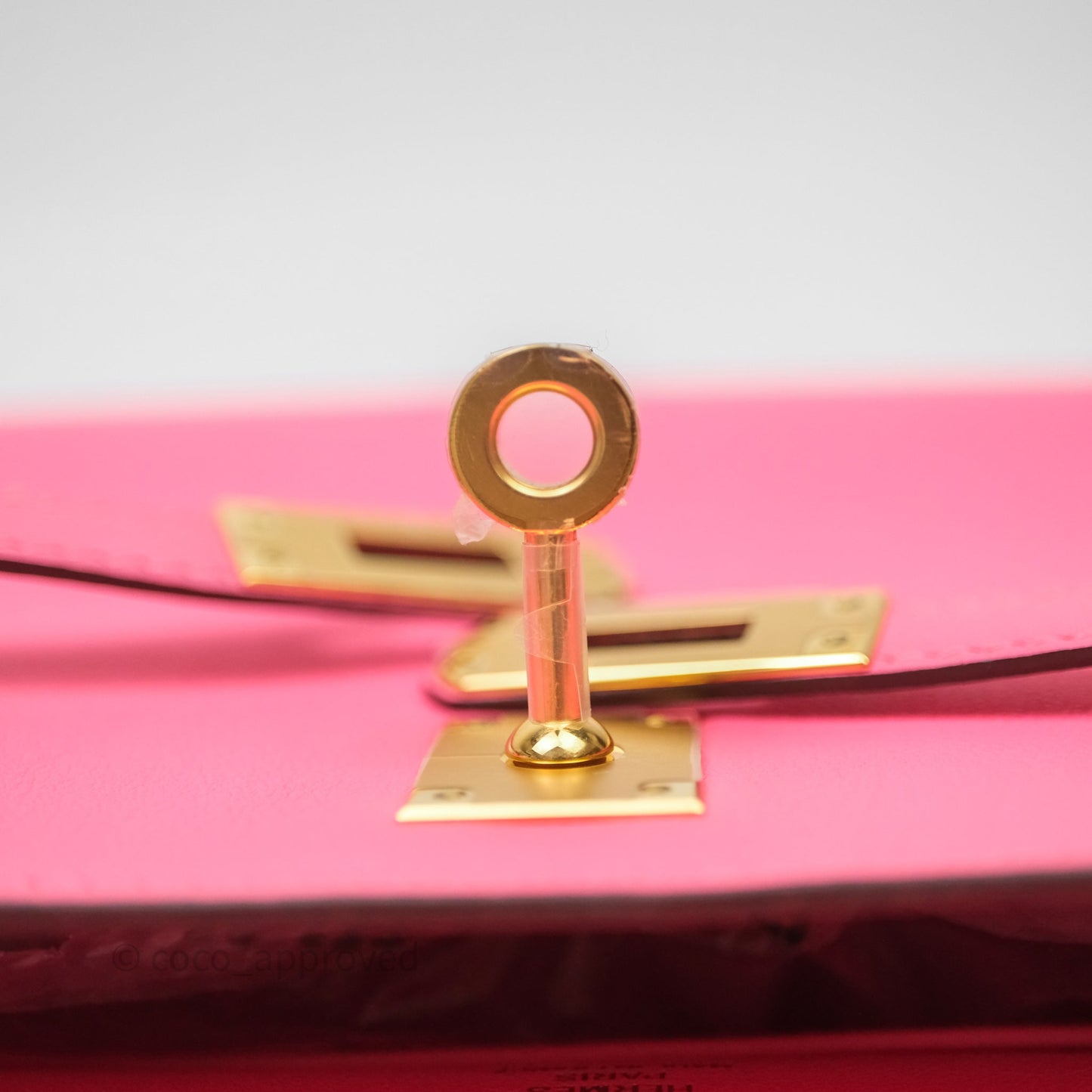 Hermès Kelly Mini Pochette U5 Rose Lipstick Swift Gold Hardware