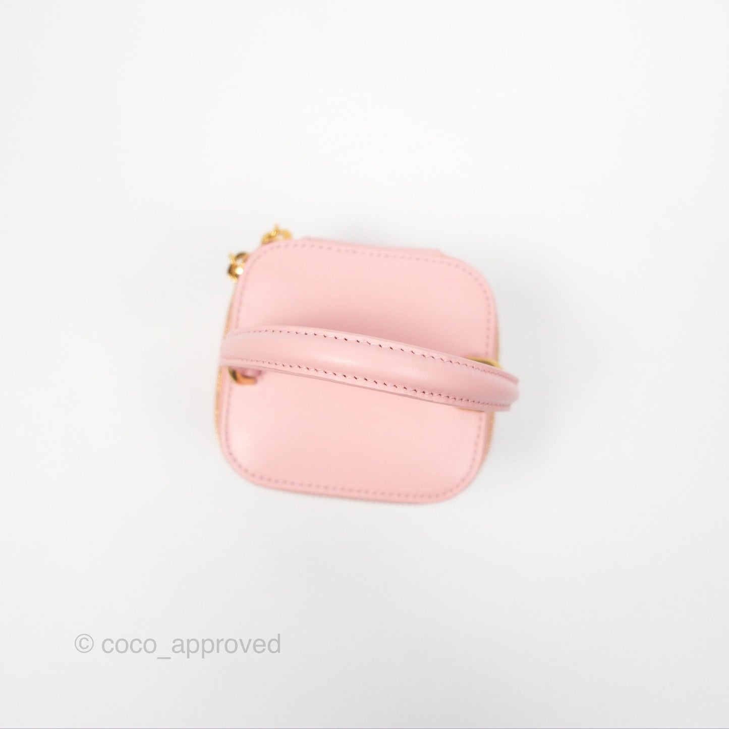 Celine Mini Vanity Case Cuir Triomphe Smooth Calfskin Light Pink