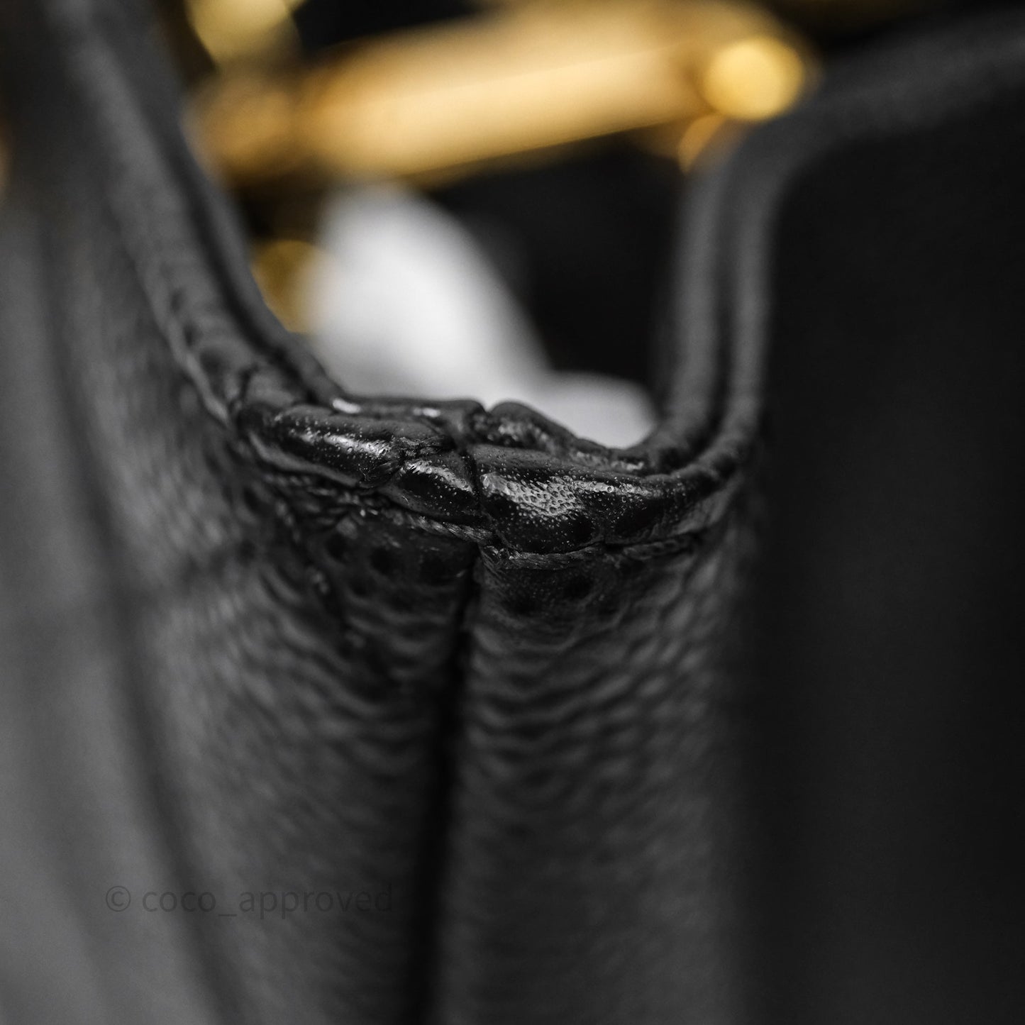 Chanel GST Black Caviar Gold Hardware