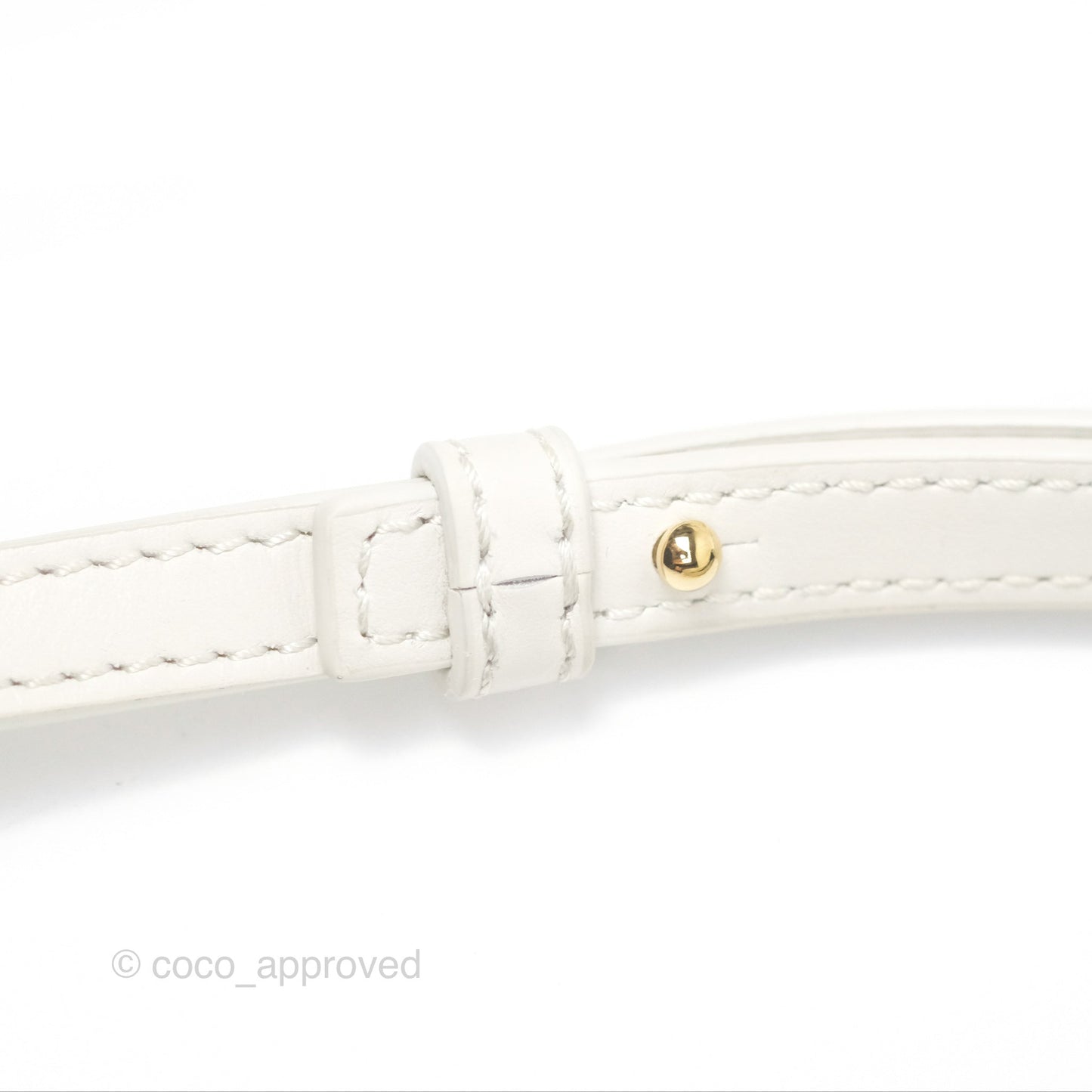 Loewe Mini Puzzle Fold Tote In Shiny Calfskin Soft White/ Paper Craft