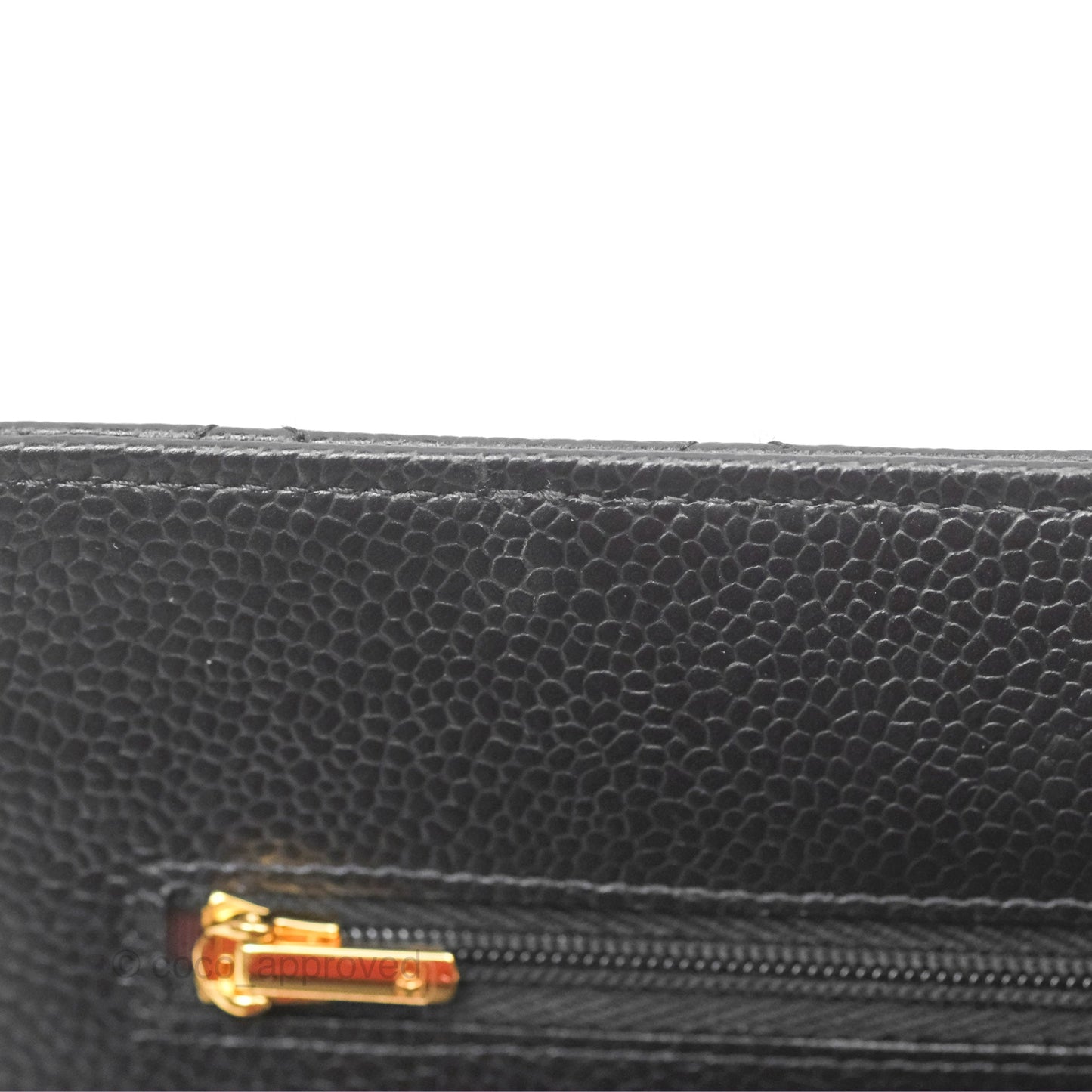 Chanel Quilted Classic Wallet On Chain WOC Black Caviar Gold Hardware