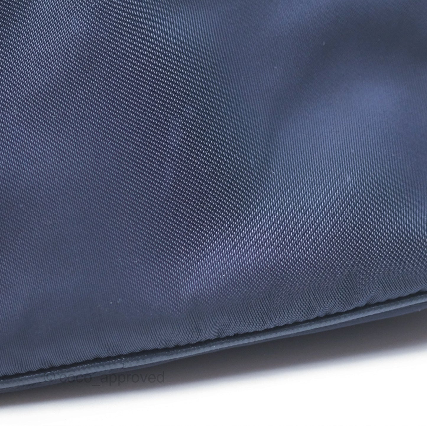 Prada Nylon Re-Edition 2005 Shoulder Bag Navy Blue Silver Hardware
