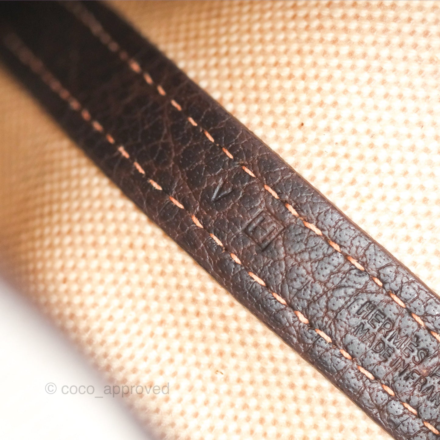 Hermès Garden Party 30 Canvas Brown/ Natural
