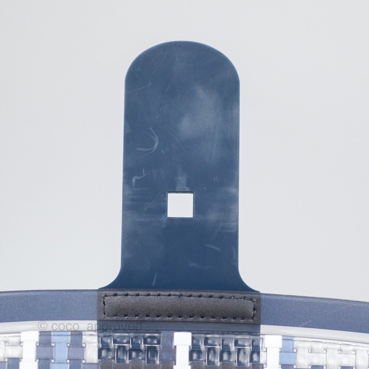 Delvaux Brillant MM Bag PVC Navy