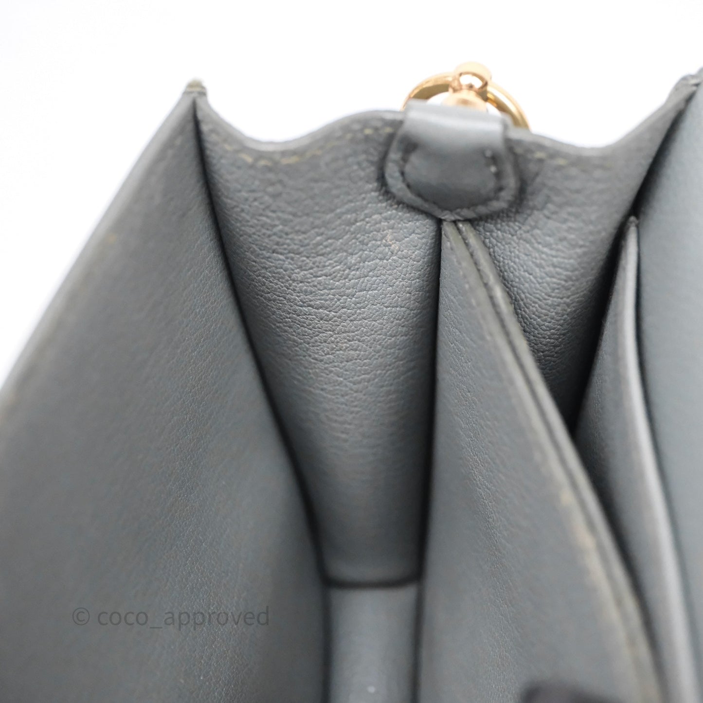 Hermès Roulis Mini 18 Vert Amancde 63 Evercolor Gold Hardware