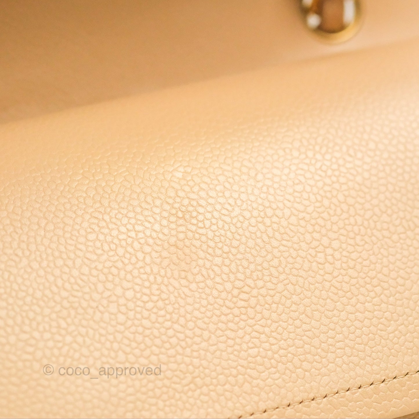 Chanel Jumbo Double Flap Beige Caviar Gold Hardware⁣⁣