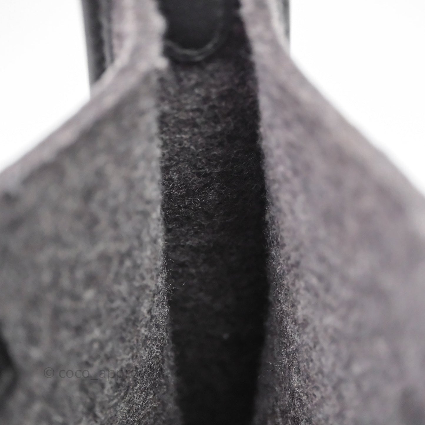 Hermès Mini Evelyne 16 Graphite 88 / Noir 89 Wool Swift Palladium Hardware