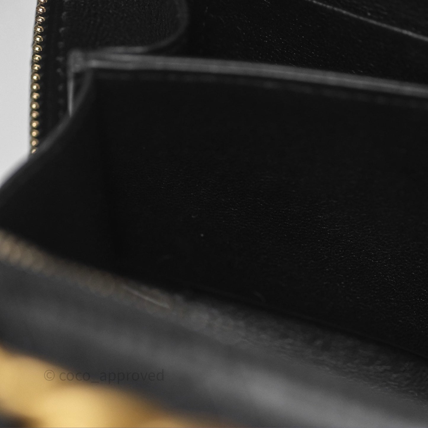 Chanel Top Handle Vanity Case Black Lambskin Aged Gold Hardware 22A