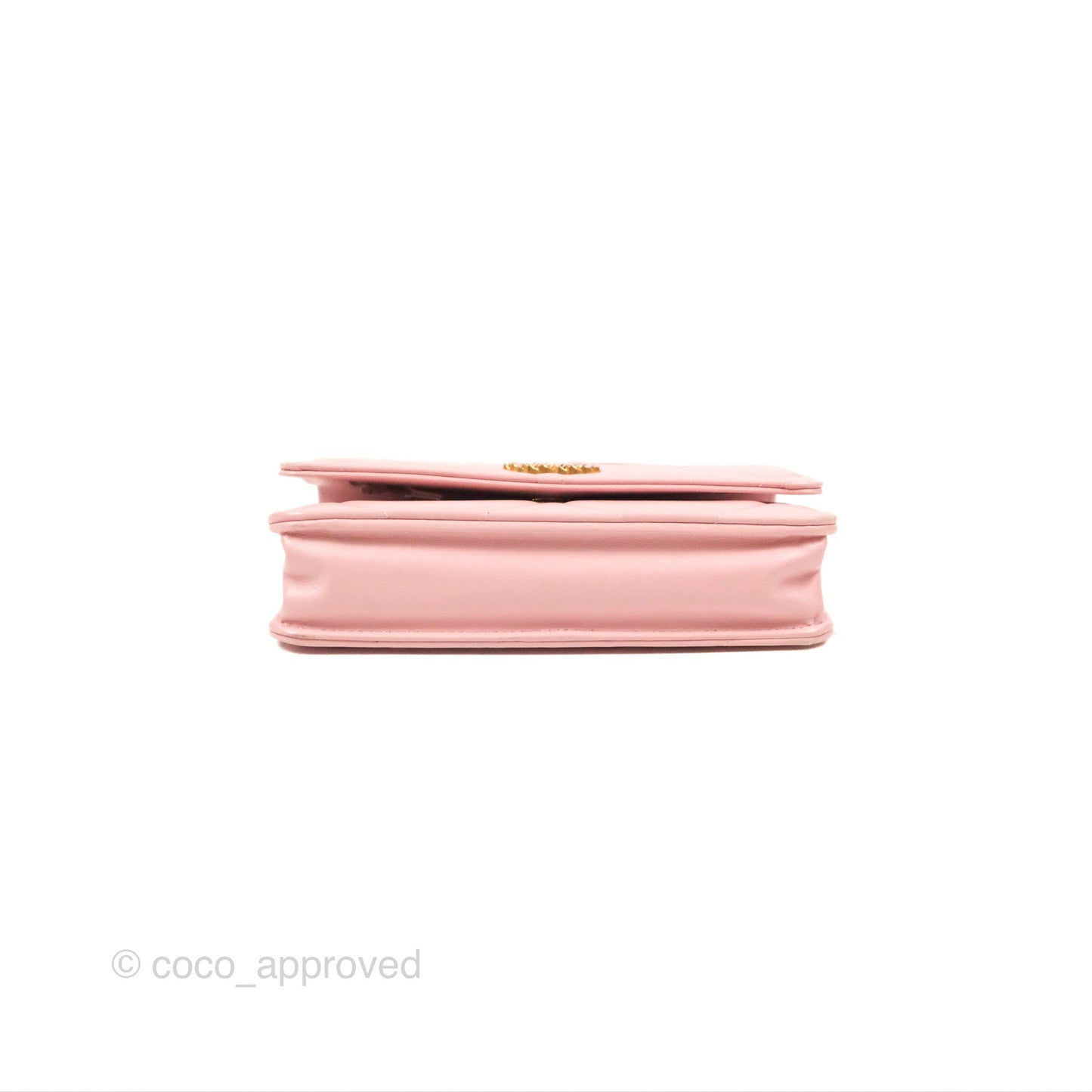Chanel 19 Wallet on Chain WOC Light Pink Mixed Hardware