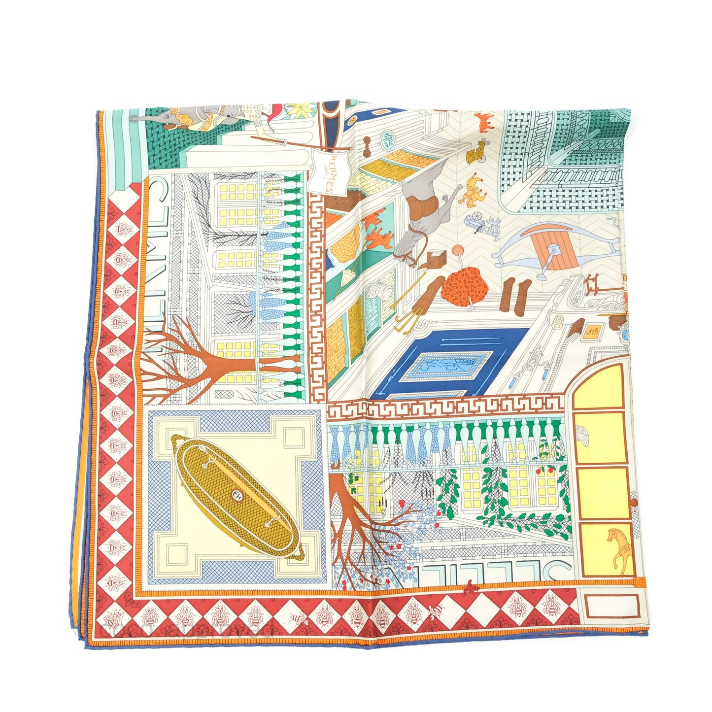Hermès Objets de Curiosite Scarf 90