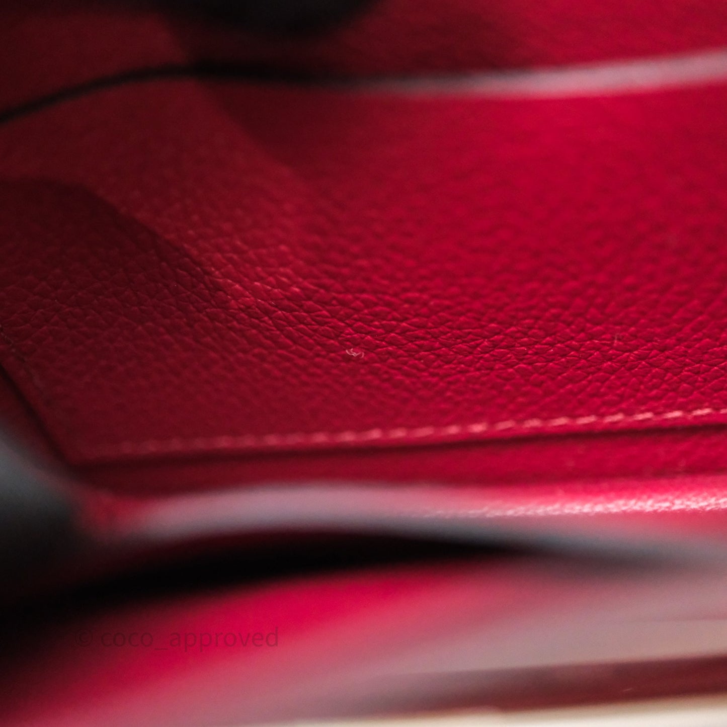Hermès Roulis Slim Wallet Rouge H 55 Evercolor Palladium Hardware