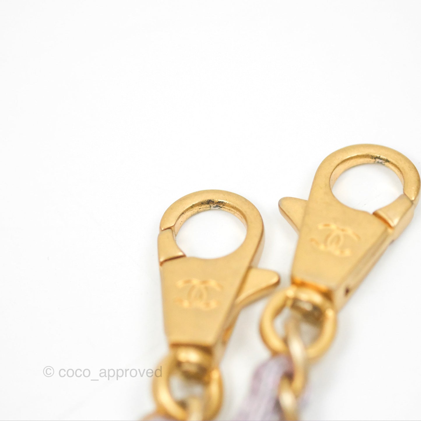 Chanel Mini Coco Handle Quilted Iridescent Purple Caviar Gold Hardware