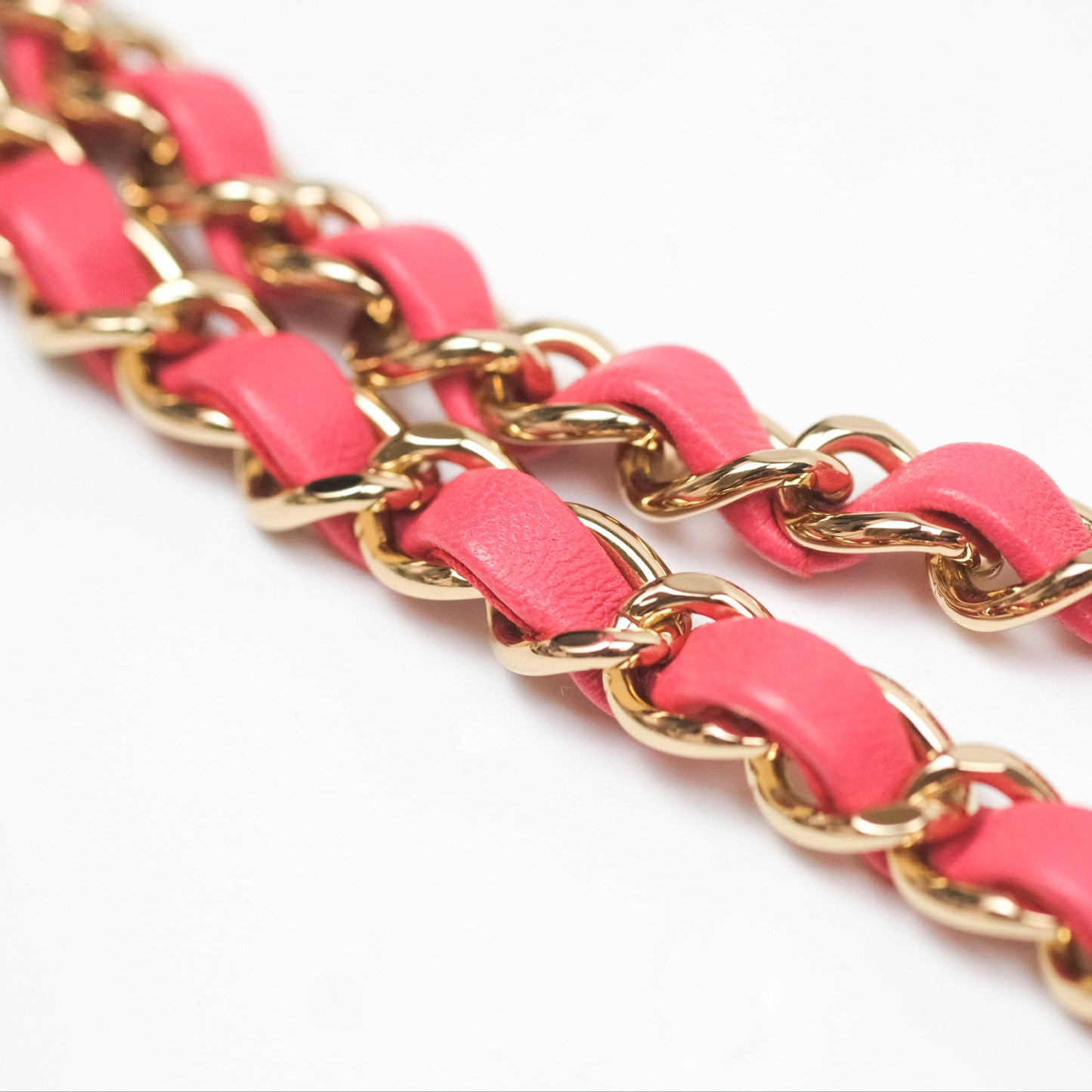 Chanel Medium Classic Flap Chevron Pink Lambskin Gold Hardware