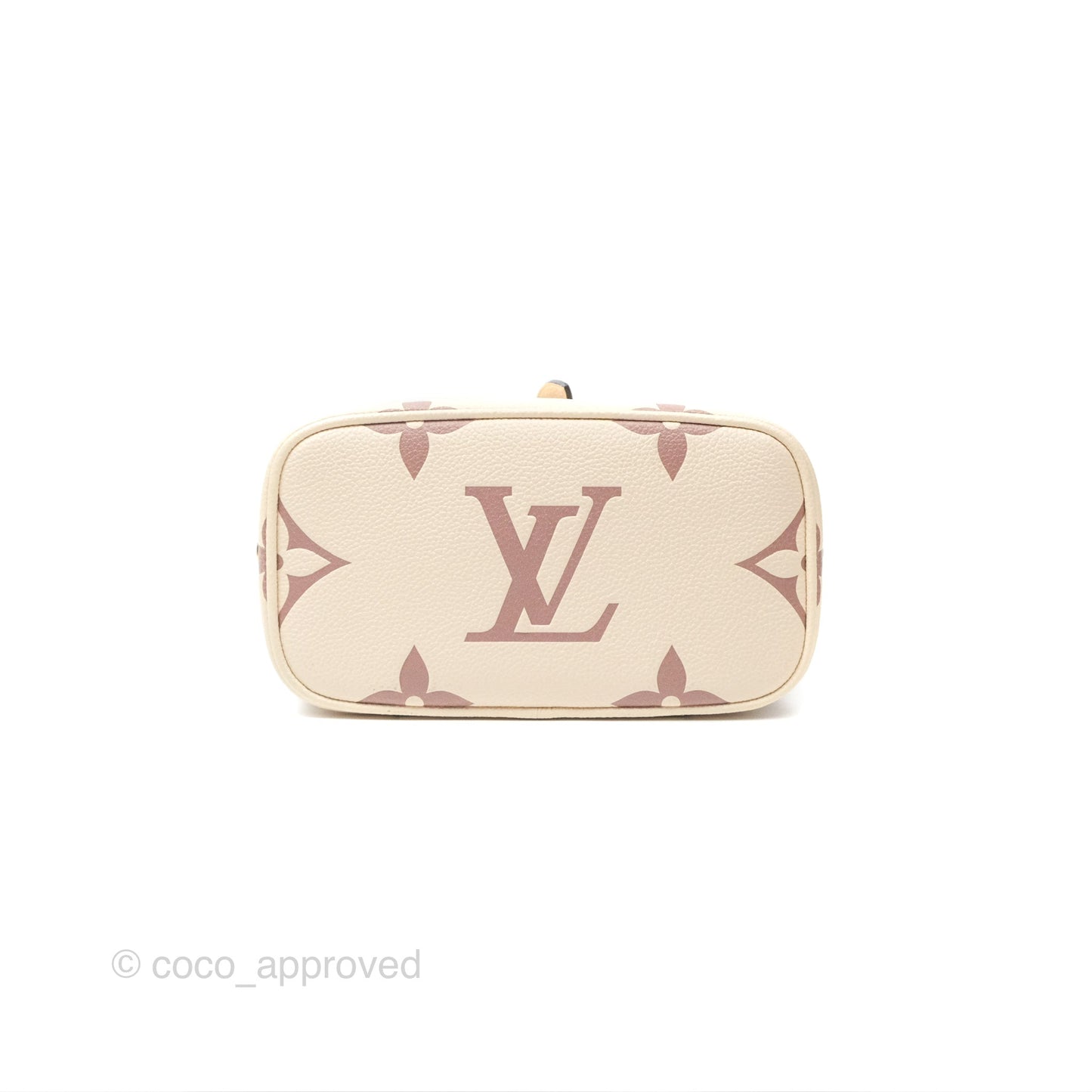 Louis Vuitton Vanity PM Empreinte Monogram Giant Creme/Bois de Rose