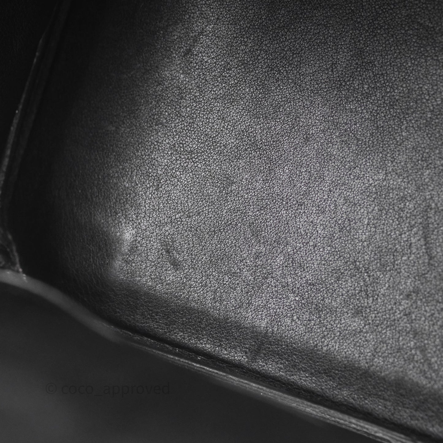Hermès Birkin 30 Noir 89 Evergrain Palladium Hardware