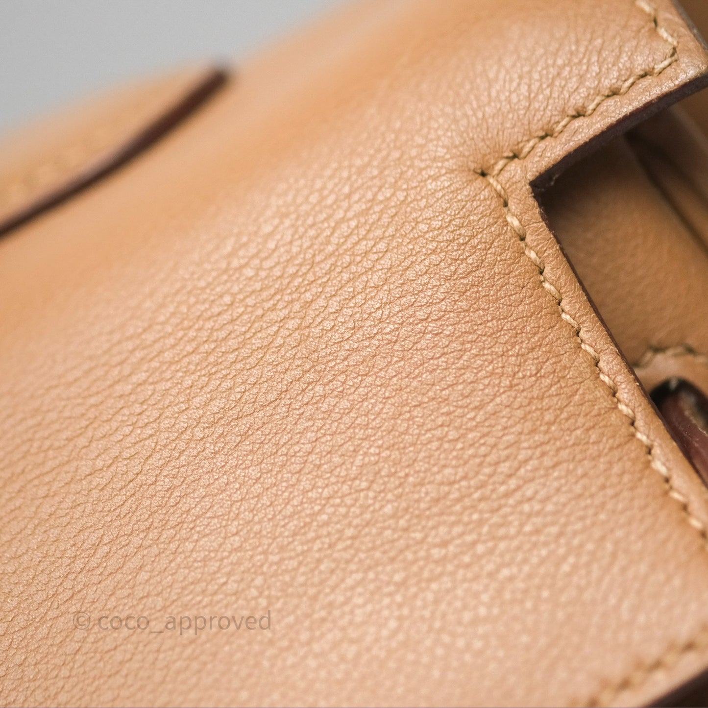 Hermès Kelly 35 Retourne Chai 0M Evercolor Palladium Hardware