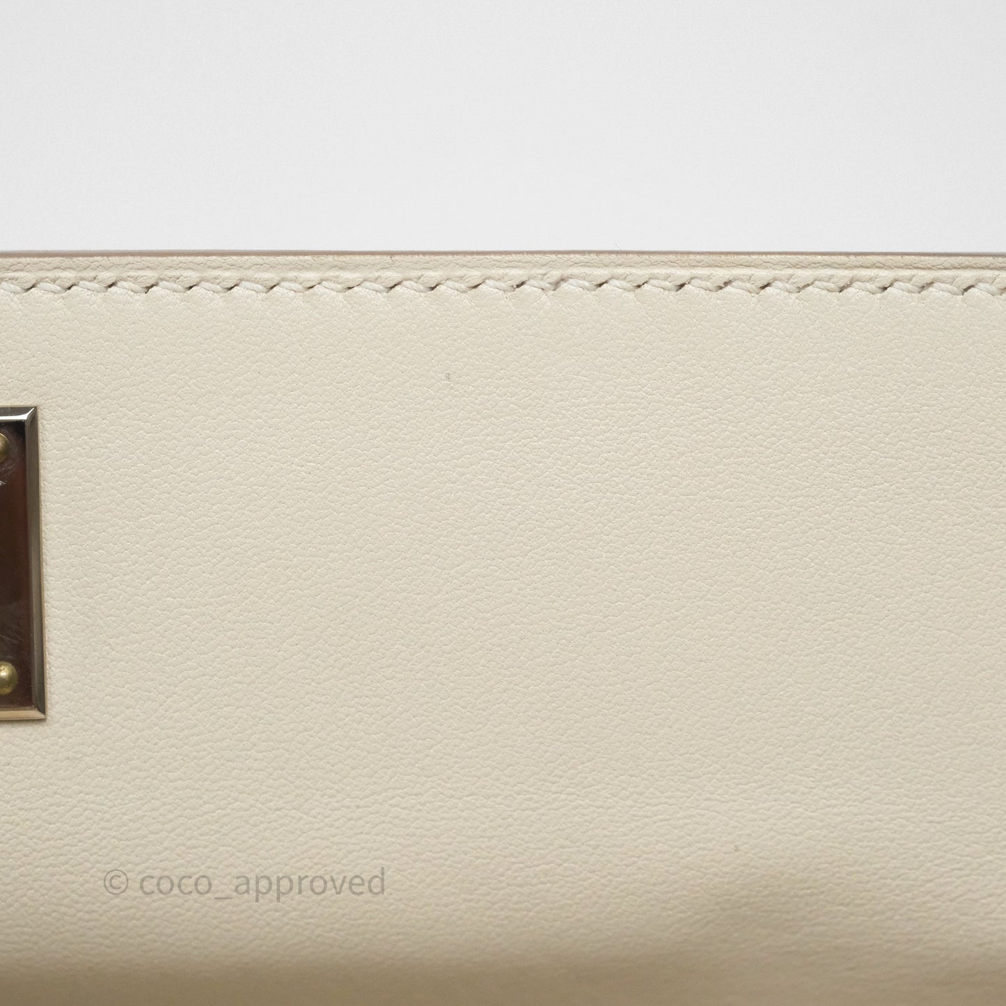 Hermès ToolBox 26 Craie 10 Togo/ Swift Palladium Hardware