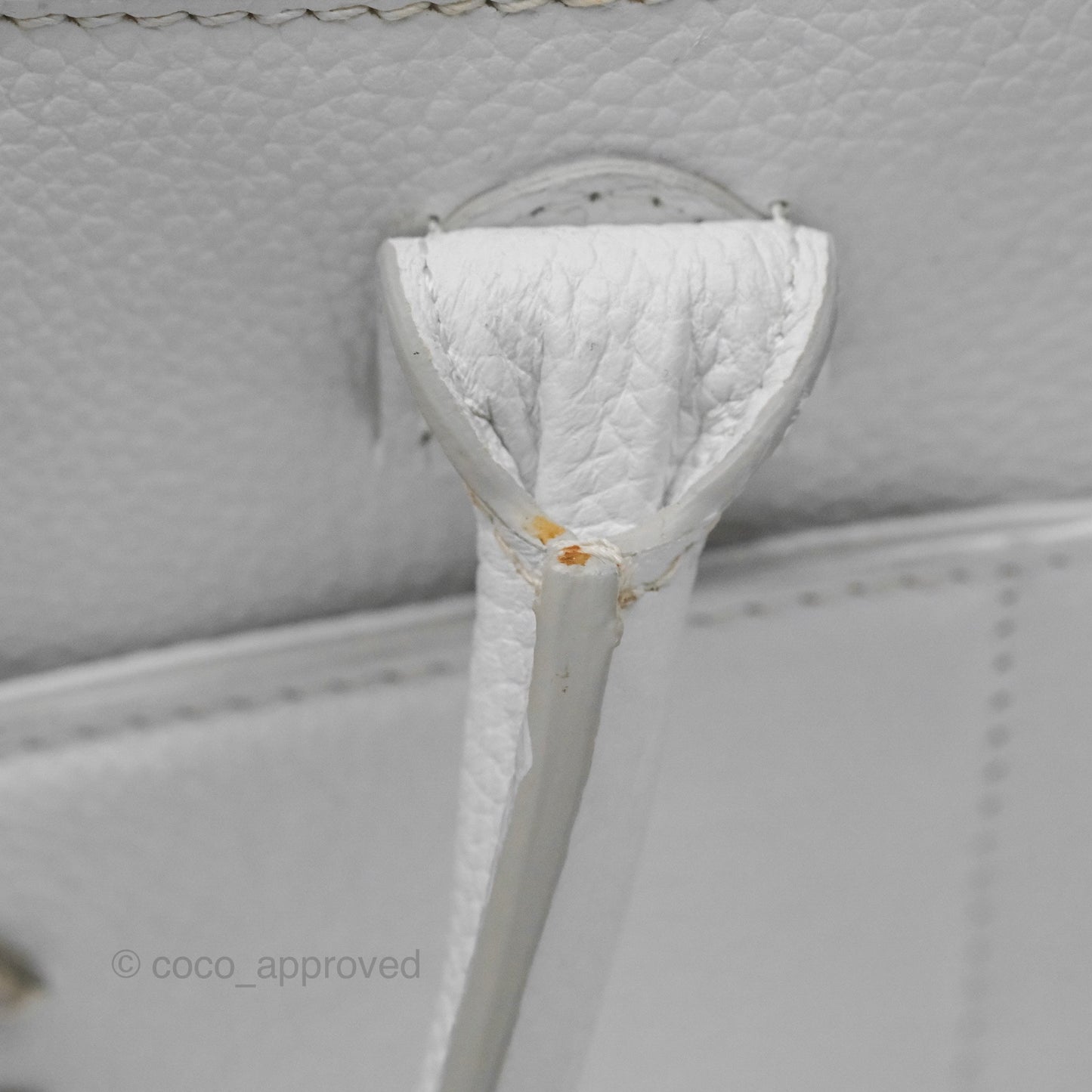 Chanel Mini Neo Executive Shopper Tote White Grained Calfskin Silver Hardware