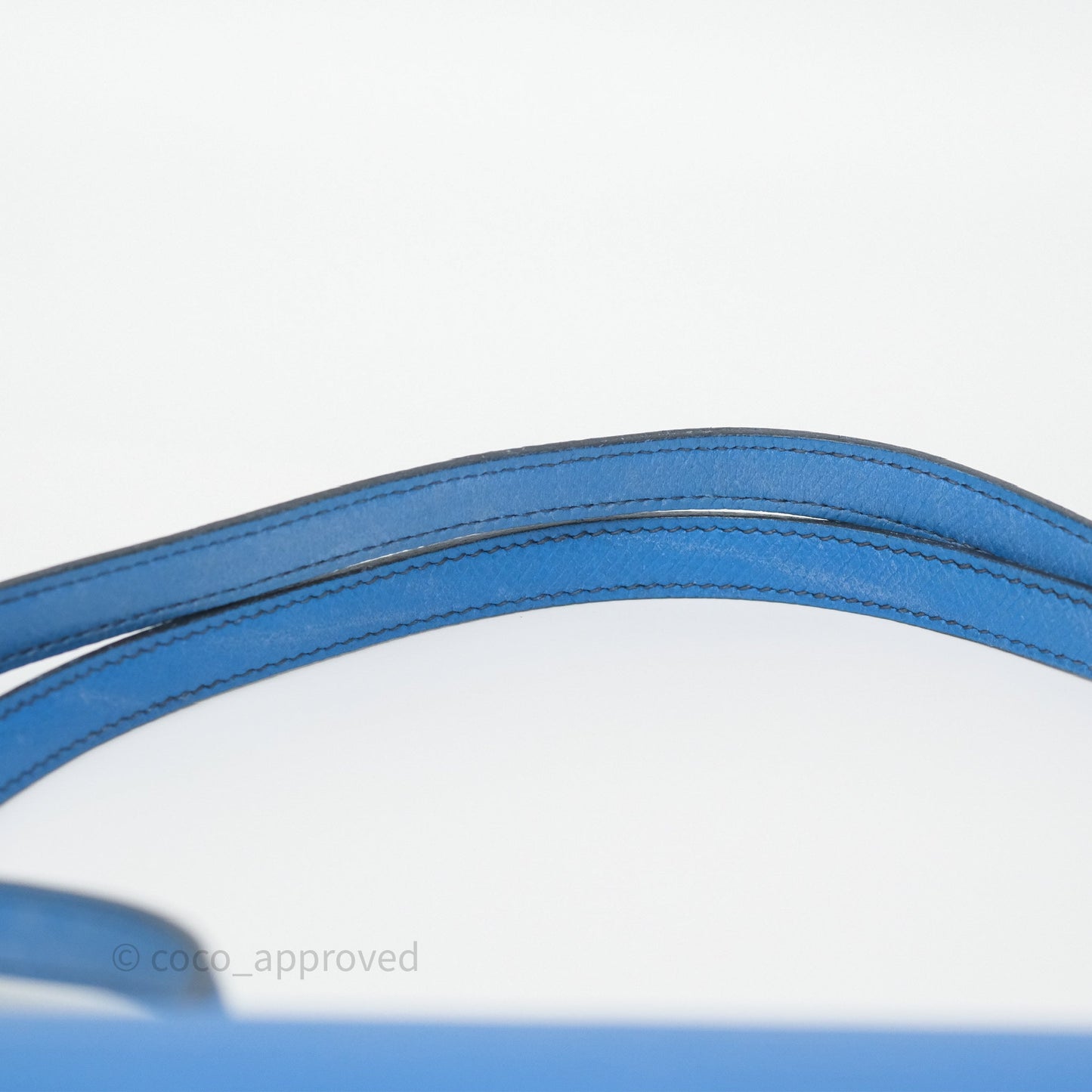 Hermès Constance Mini 18cm Bleu Izmir 7W Epsom Gold Hardware