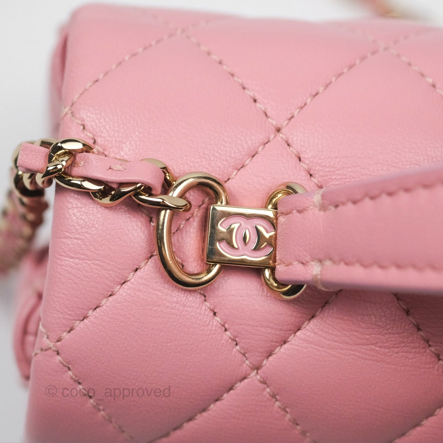 Chanel Citizen Chic Flap Bag Pink Lambskin Gold Hardware