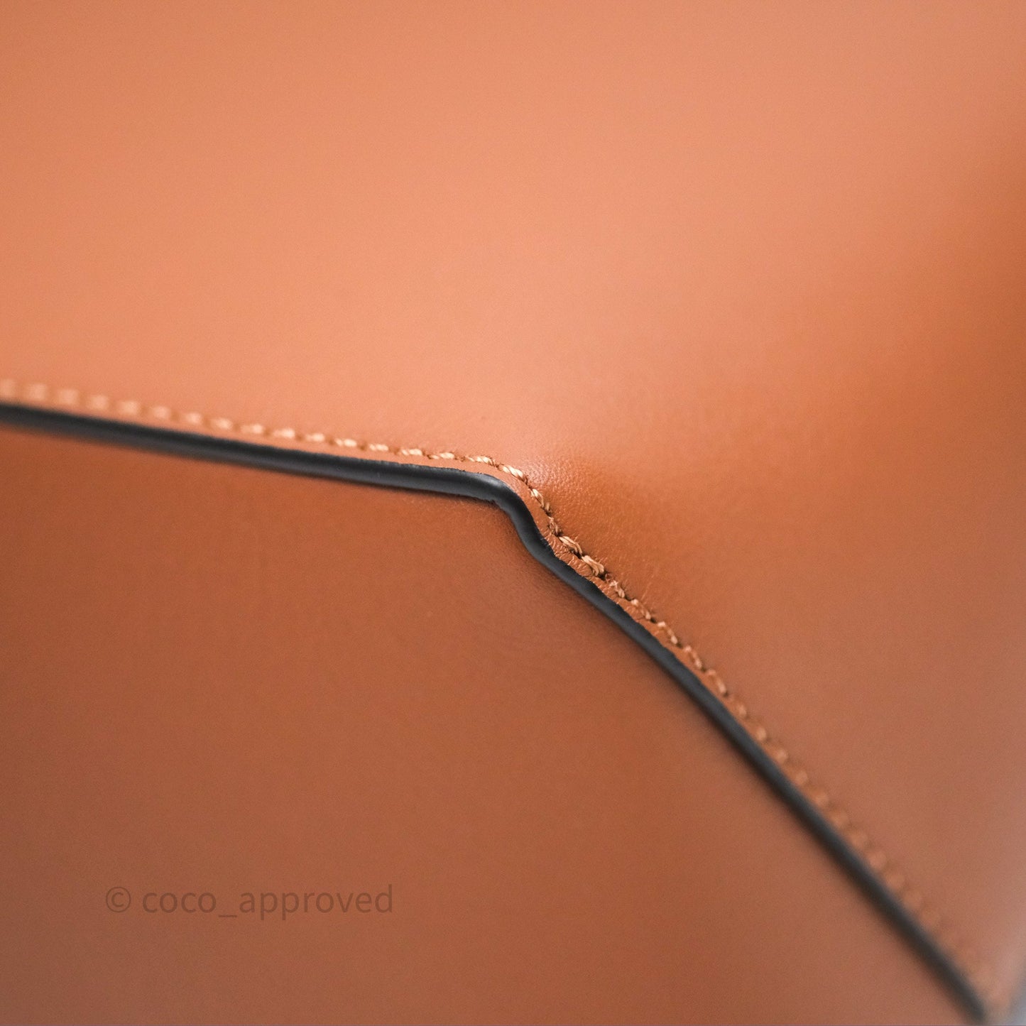 Loewe Small Puzzle Edge Bag in Tan Calfskin