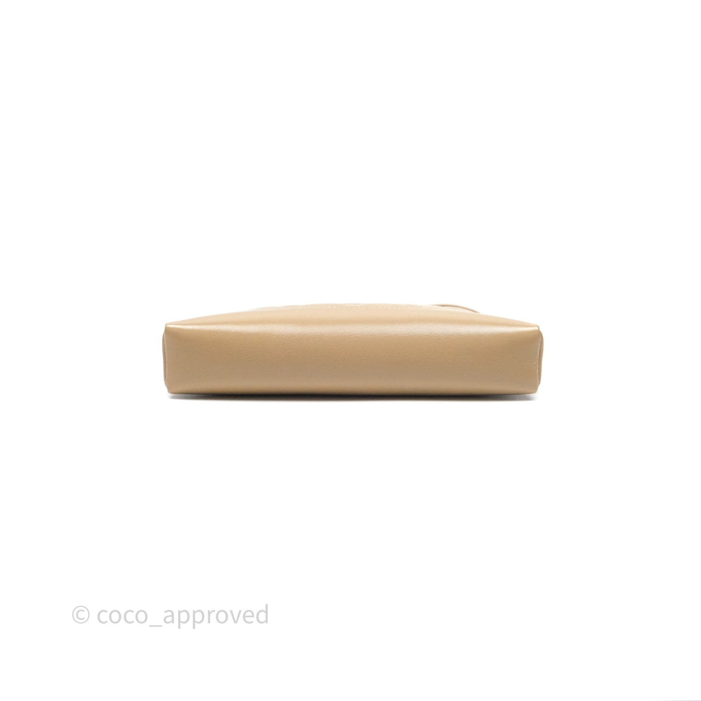 Chanel Nano 31 Beige Shiny Lambskin Gold Hardware