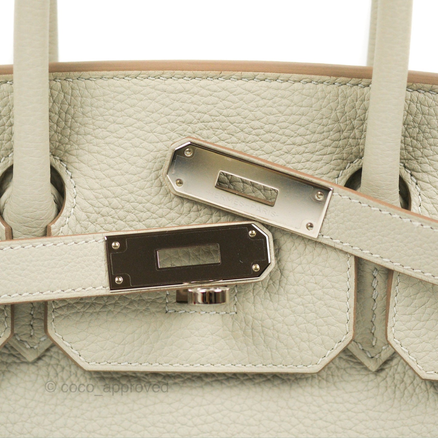 Hermes Birkin 30 Retourne Gris Perle 80 Togo Palladium Hardware