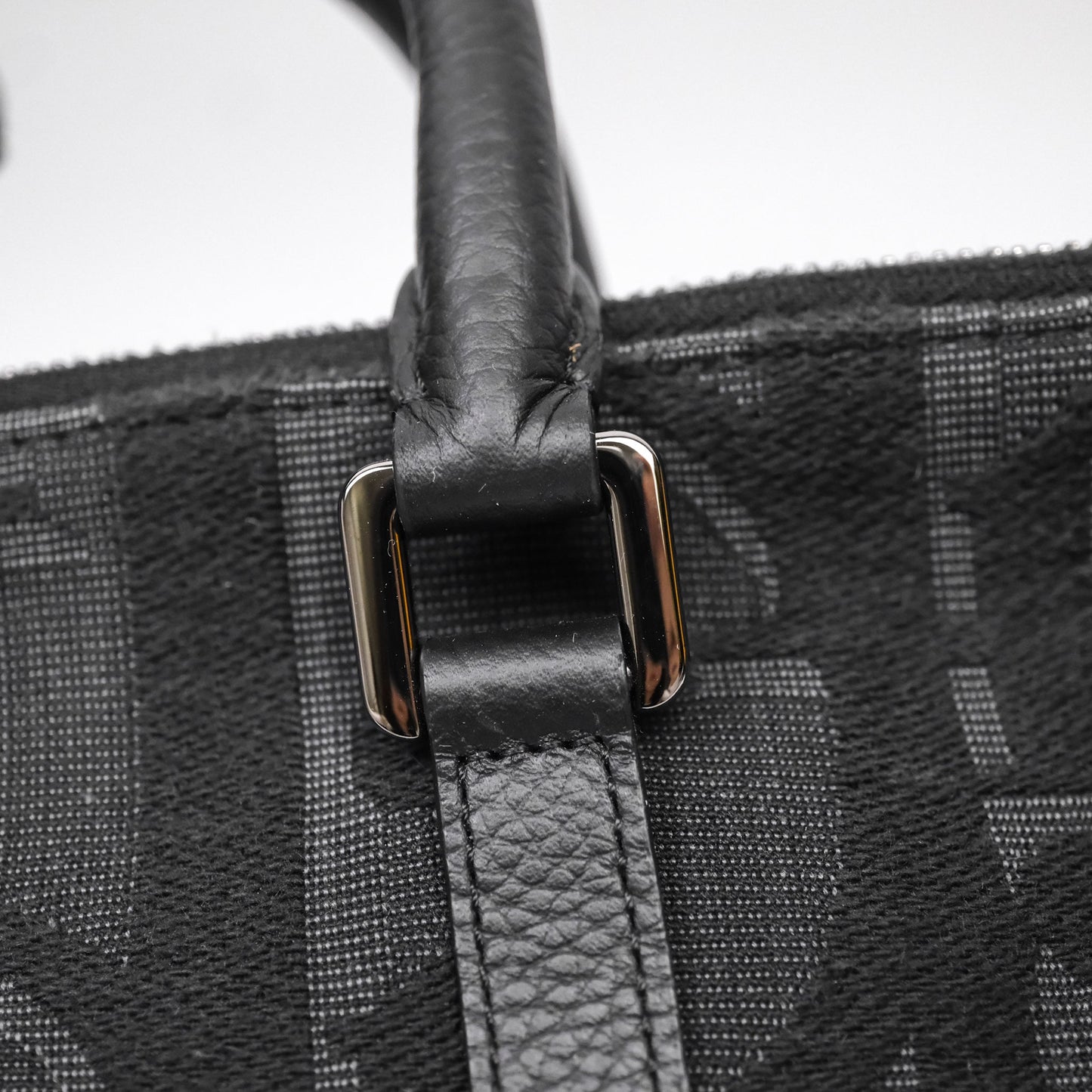 Christian Dior Oblique Jacquard Weekender Black Bag