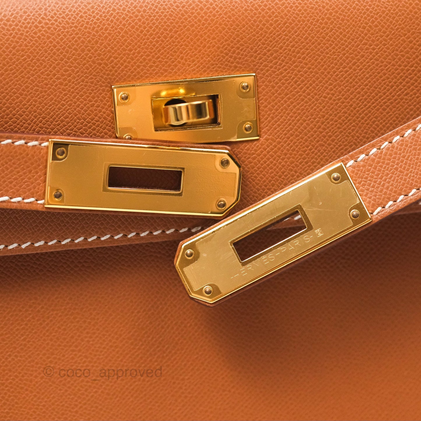 Hermès Kelly 28 Sellier Gold 37 Epsom Gold Hardware