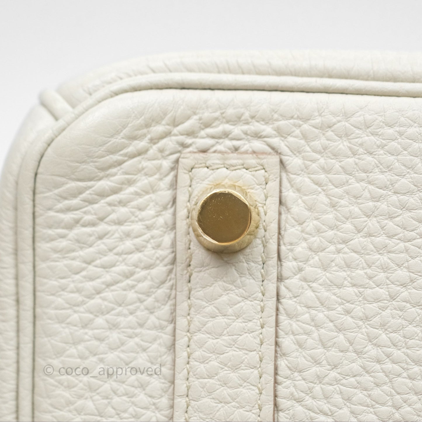 Hermès Birkin 25 Retourne Beton Togo Gold Hardware