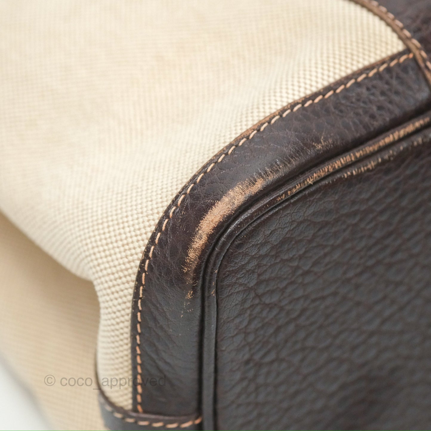 Hermès Garden Party 30 Canvas Brown/ Natural