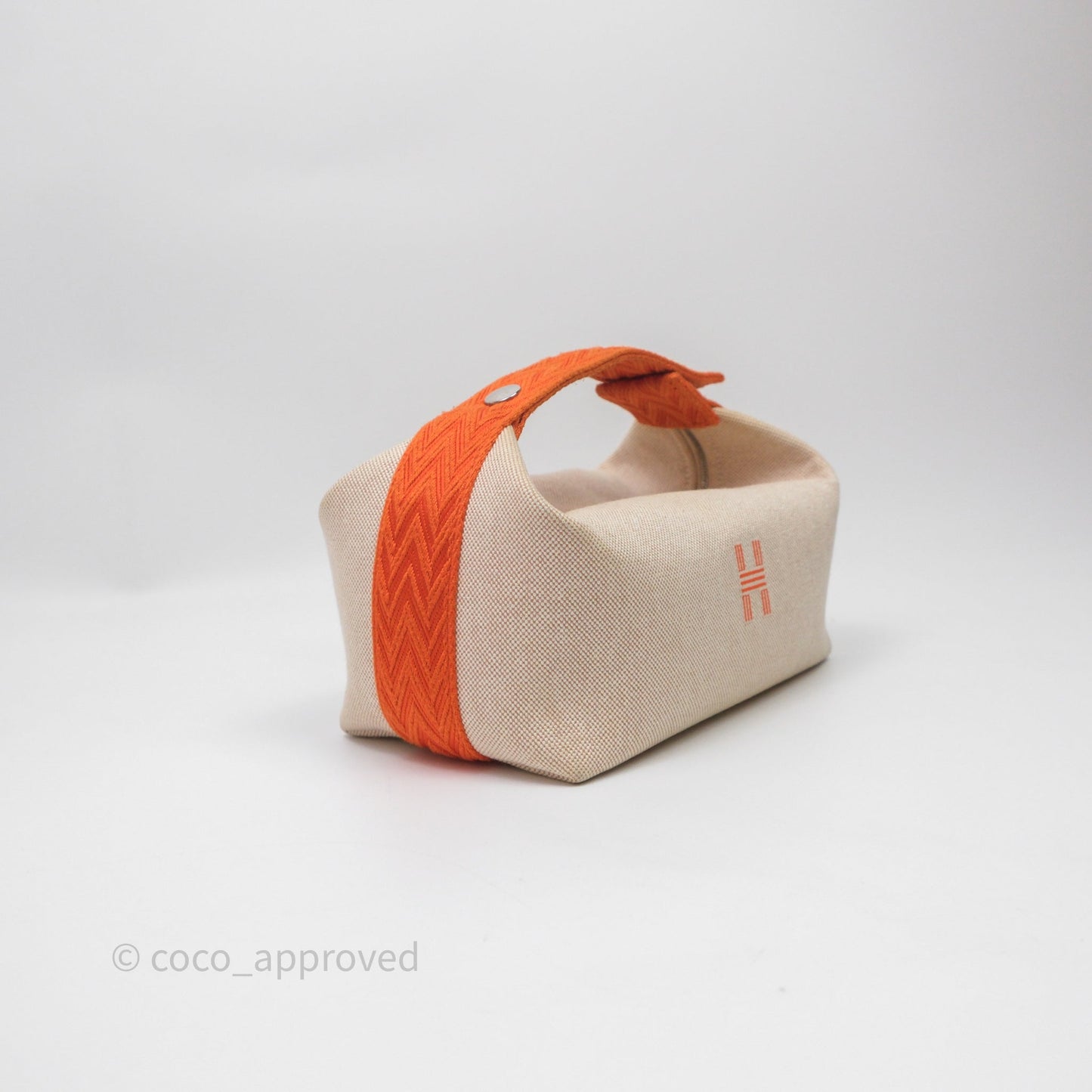 Hermès Small Bride-A-Brac Natural Orange Canvas
