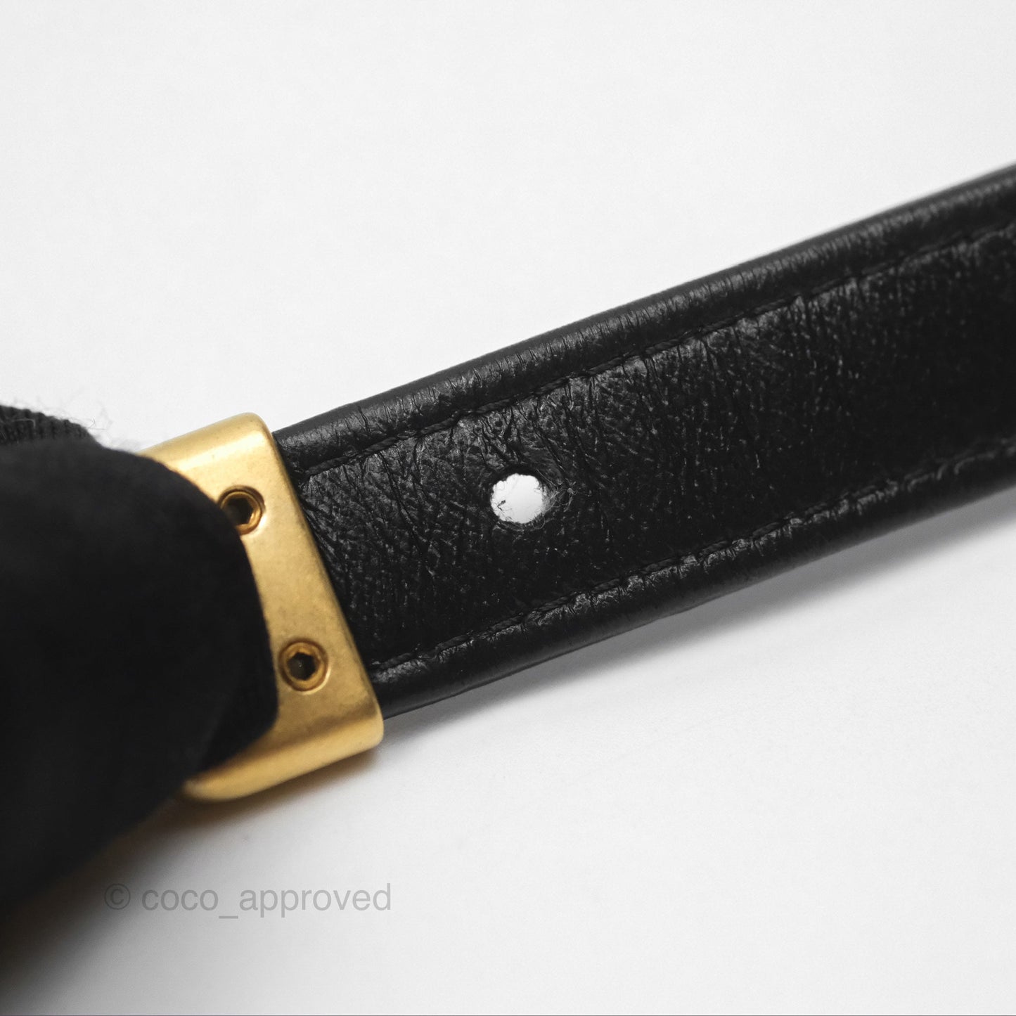 Chanel Mini Card Holder Belt Bag Black Lambskin Aged Gold Hardware