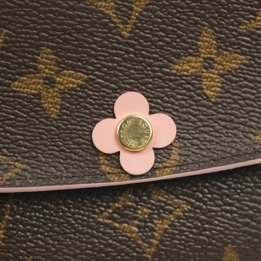 Louis Vuitton Monogram Bloom Flower Emilie Wallet